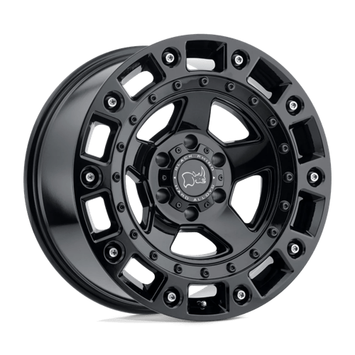 Black Rhino CINCO BW GLOSS BLACK W/ STAINLESS BOLT