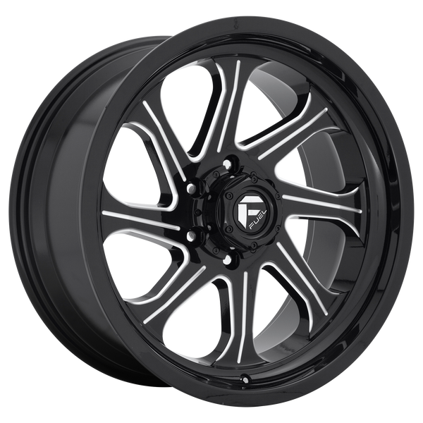 Fuel 1PC D676 SEEKER N2 GLOSS BLACK MILLED