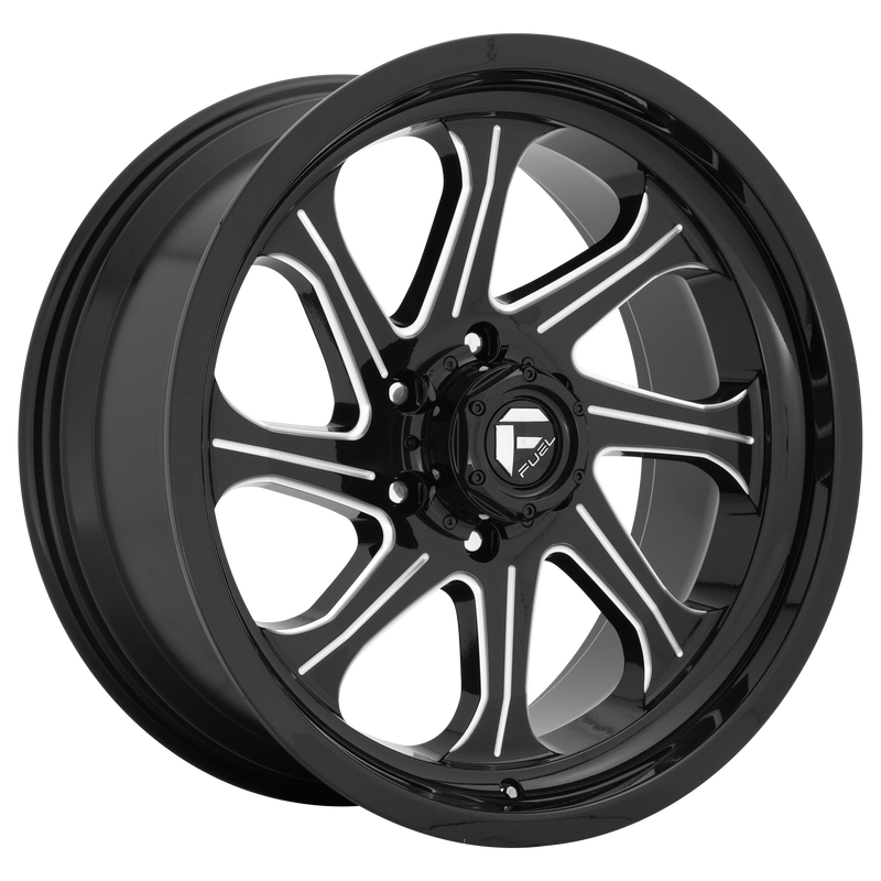 Fuel 1PC D676 SEEKER N2 GLOSS BLACK MILLED