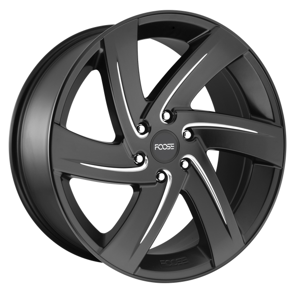 Foose 1PC F167 BODINE N2 MATTE BLACK MILLED