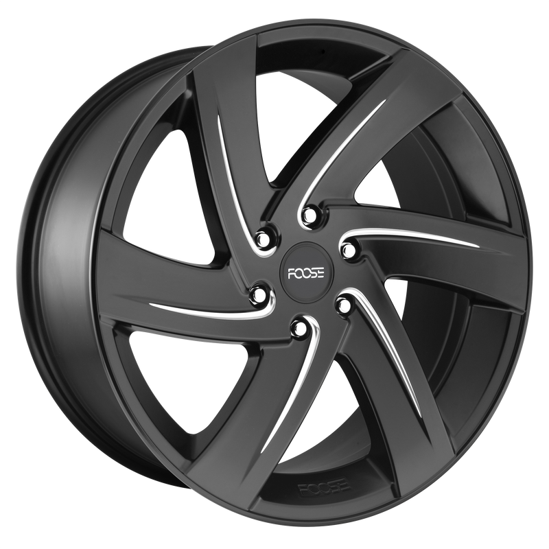 Foose 1PC F167 BODINE N2 MATTE BLACK MILLED