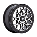 MSA Offroad Wheels M48 PORTAL BEADLOCK ST GLOSS BLACK MACHINED W GB RING