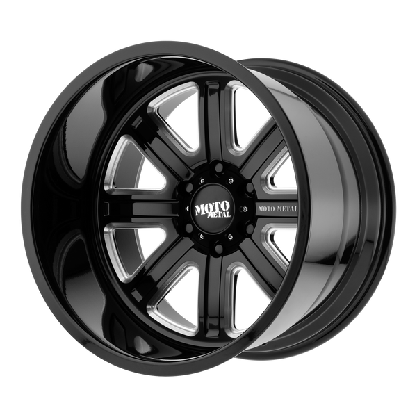 Moto Metal MO402 N2 GLOSS BLACK MILLED