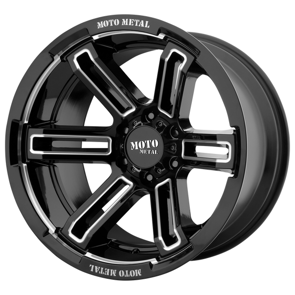 Moto Metal MO991 RUKUS N2 GLOSS BLACK MILLED