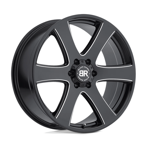 Black Rhino HAKA N2 GLOSS BLACK W/ MILLED SPOKES