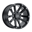Black Rhino HIGHLAND N2 MATTE BLACK W/ MILLED SPOKES