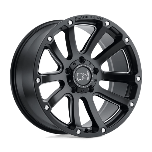 Black Rhino HIGHLAND N2 MATTE BLACK W/ MILLED SPOKES