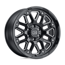 Black Rhino HOLLISTER N2 GLOSS BLACK W/ MILLED SPOKES