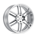 Black Rhino KATAVI BW SILVER W/ MIRROR-CUT FACE