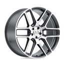 Mandrus OTTO BW GUNMETAL W/ MIRROR CUT FACE