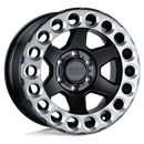 Black Rhino ODESSA N2 MATTE BLACK W/ MACHINED TINT LIP & MILLED RINGS