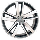 OE Wheels AU20 Machined Wheel Gunmetal Machined Wheel