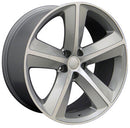 OE Wheels DG05 Silver Wheel Silver Machined Wheels