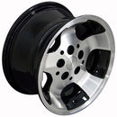 OE Wheels JP08 Machined Wheel Black Machined Wheel