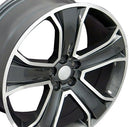 OE Wheels LR08 Machined Wheel Gunmetal Machined Wheel