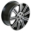 OE Wheels LR01 Machined Wheel Black Machined Wheel