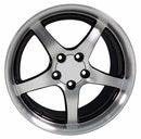 OE Wheels CV05 Machined Wheel Black Machined Wheel