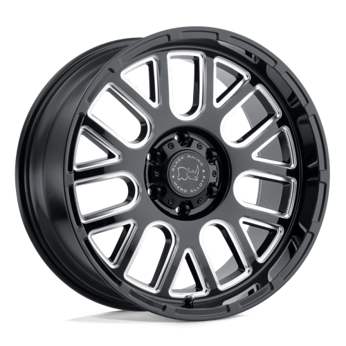 Black Rhino PISMO N2 GLOSS BLACK W/ MILLED SPOKES
