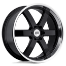 Black Rhino PONDORA BW GLOSS BLACK W/ MACHINE RING