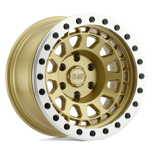 Black Rhino PRIMM BEADLOCK N2 MATTE GOLD W/ MACHINED RING