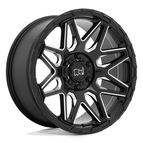 Black Rhino SHOCKWAVE N2 GLOSS BLACK W/ MILLED SPOKES