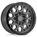 Black Rhino SPROCKET BW MATTE GUNMETAL W/ BLACK RING