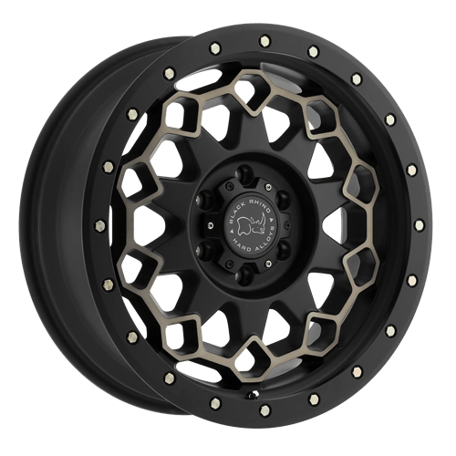 Black Rhino DIAMANTE N2 MATTE BLACK W/ MACHINED FACE & DARK MATTE TINT