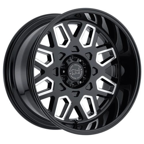 Black Rhino PREDATOR N2 GLOSS BLACK W/ MILLED WINDOWS