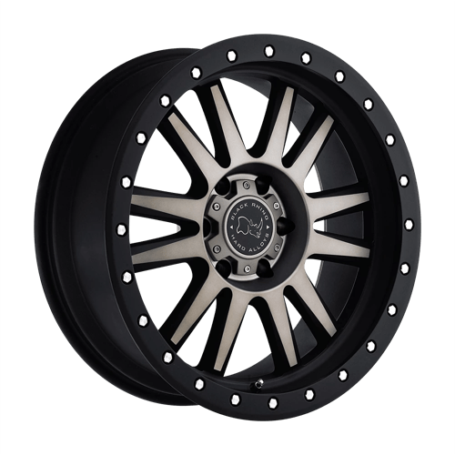 Black Rhino TANAY N2 MATTE BLACK W/ MACHINED FACE & DARK MATTE TINT