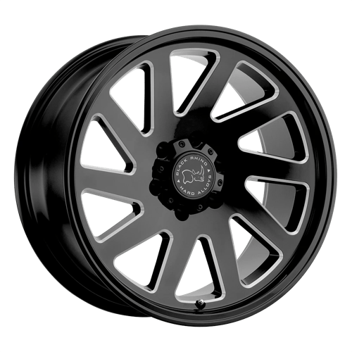 Black Rhino THRUST N2 GLOSS BLACK W/ MILLED SPOKES