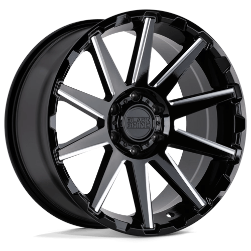 Black Rhino TYPHOON N2 GLOSS BLACK W/ MILLED SPOKES