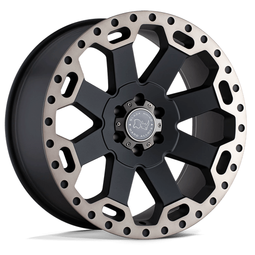 Black Rhino WARLORD N2 MATTE BLACK W/ MACHINED DARK TINT